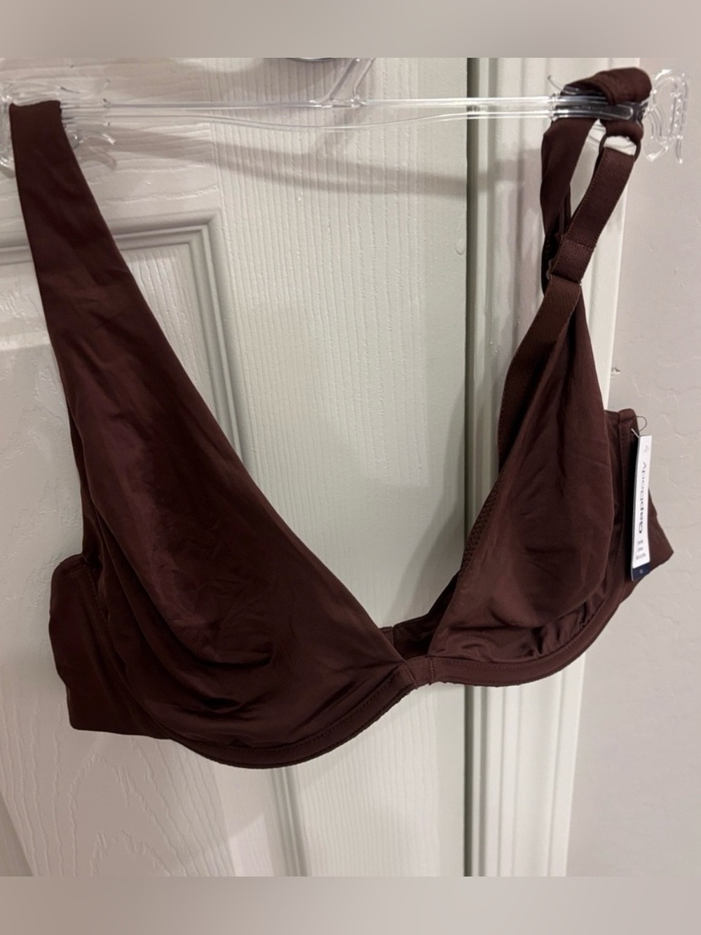 Gap Women's Everyday Essentials Full-Coverage Unlined Bra Warm Dark Brown 36C